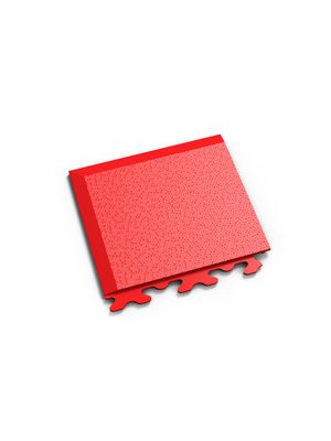 Profilor Ecke Rosso red , verdeckt Invisible Variante A oben links, passend zu Profilor PVC Klick-Fliesen Invisible