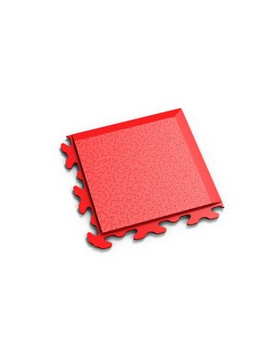 Profilor Ecke Rosso red , verdeckt Invisible Variante B oben rechts, passend zu Profilor PVC Klick-Fliesen Invisible