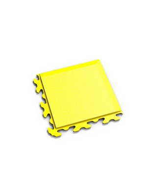 Profilor Ecke Yellow , verdeckt Invisible Variante B oben rechts, passend zu Profilor PVC Klick-Fliesen Invisible