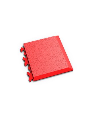 Profilor Ecke Rosso red , verdeckt Invisible Variante D unten rechts, passend zu Profilor PVC Klick-Fliesen Invisible