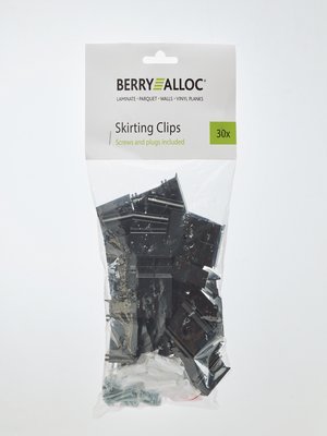 BerryAlloc Spirit Montageclips - für Sockelleisten MDF...