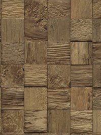 HWZ INDO TEAK CLASSIC CUBE Bali Edelholz Wandverkleidung...