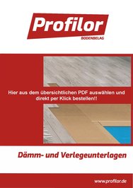 D�mm-und-Verlegeunterlagen