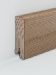 S�dbrock Sockelleisten Holzkern Eiche creme wei�...