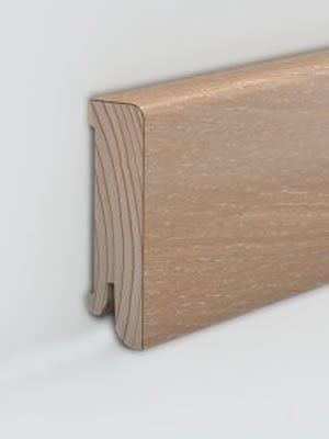 S�dbrock Sockelleisten Holzkern Eiche hell gekalkt...