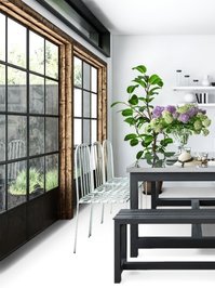Profilor 550 Color Laminat weiss Supermatt, ohne V-Fuge,...