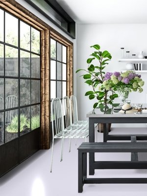 Profilor 550 Color Laminat grau Hochglanz, ohne V-Fuge,...