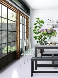 Profilor 550 Color Laminat grau Hochglanz, ohne V-Fuge,...
