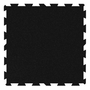 Profilor Fitness Matte schwarz/schwarz-grau 50x50cm / 100x100cm 8mm stark