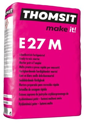 wE27M Thomsit E 27 M Schnellestrich-Fertigmrtel