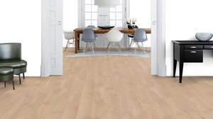 w64828 Weitzer Parkett Weitzer Diele 2245 Plus Eiche Kaschmir Lebhaft 3-Schicht Fertigparkett, gefast, geb�rstet, ProActive+