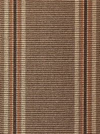 wMel390-52-k mellau Teppichl�ufer Sisal Boucle Streif mit...